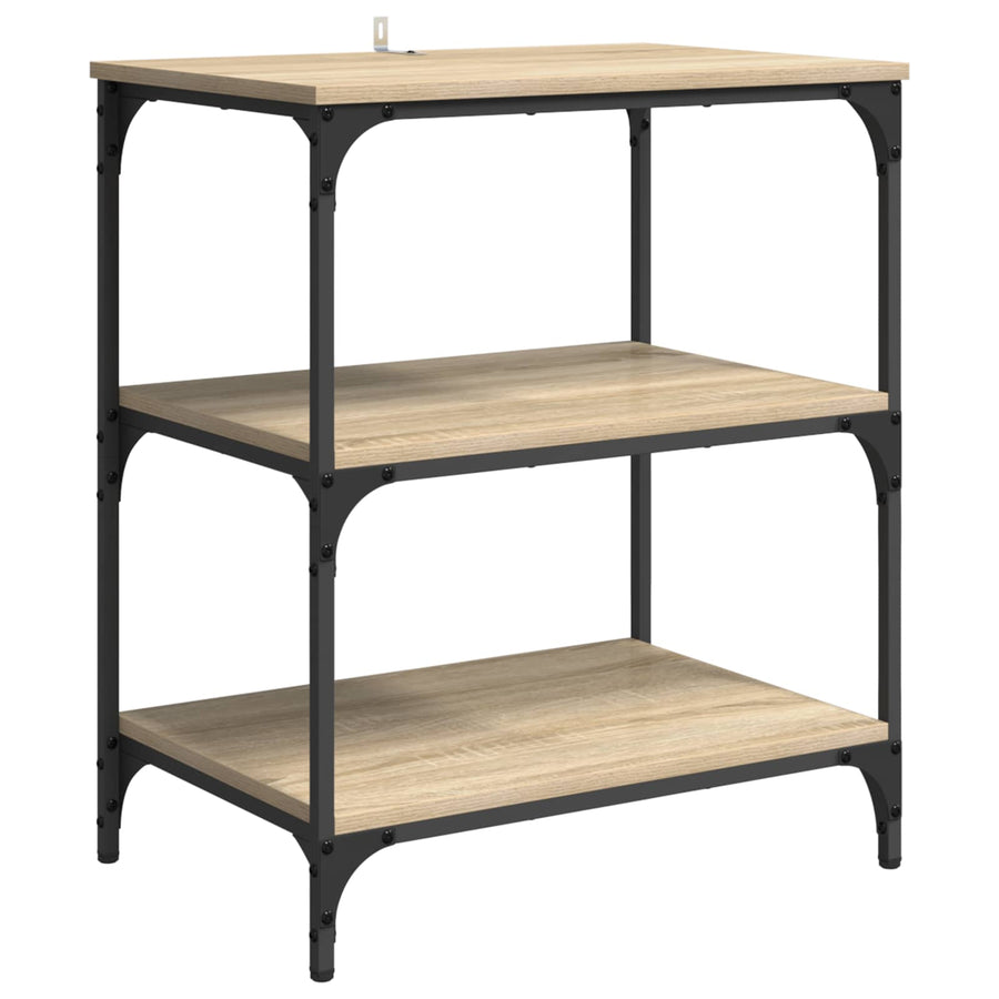 Keuken Trolley Sonoma Eiken 60 x 41 x 76 cm Bewerkt hout