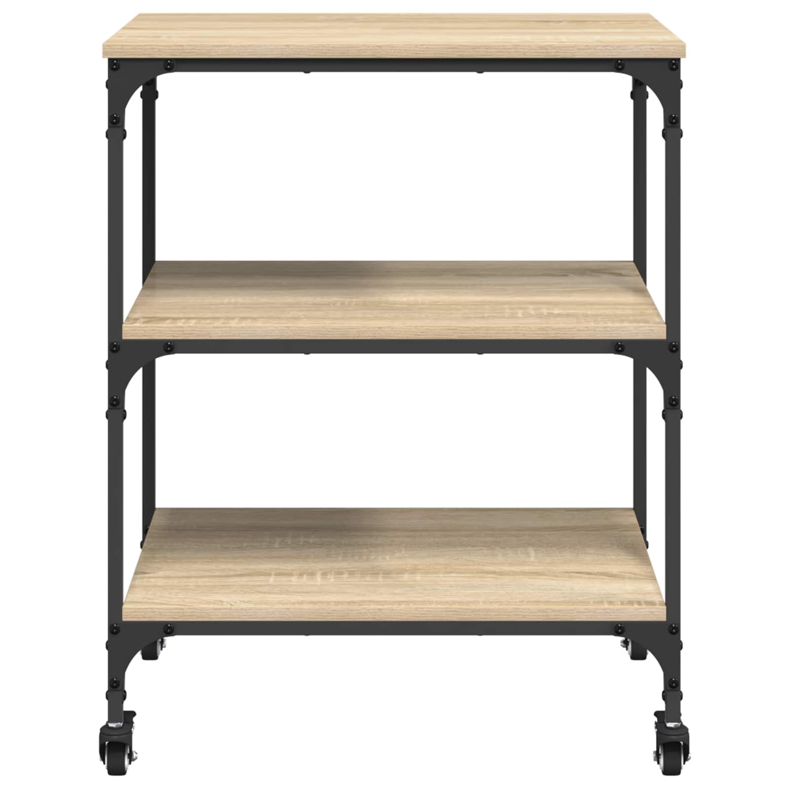 Keuken Trolley Sonoma Eiken 60 x 41 x 76 cm Bewerkt hout