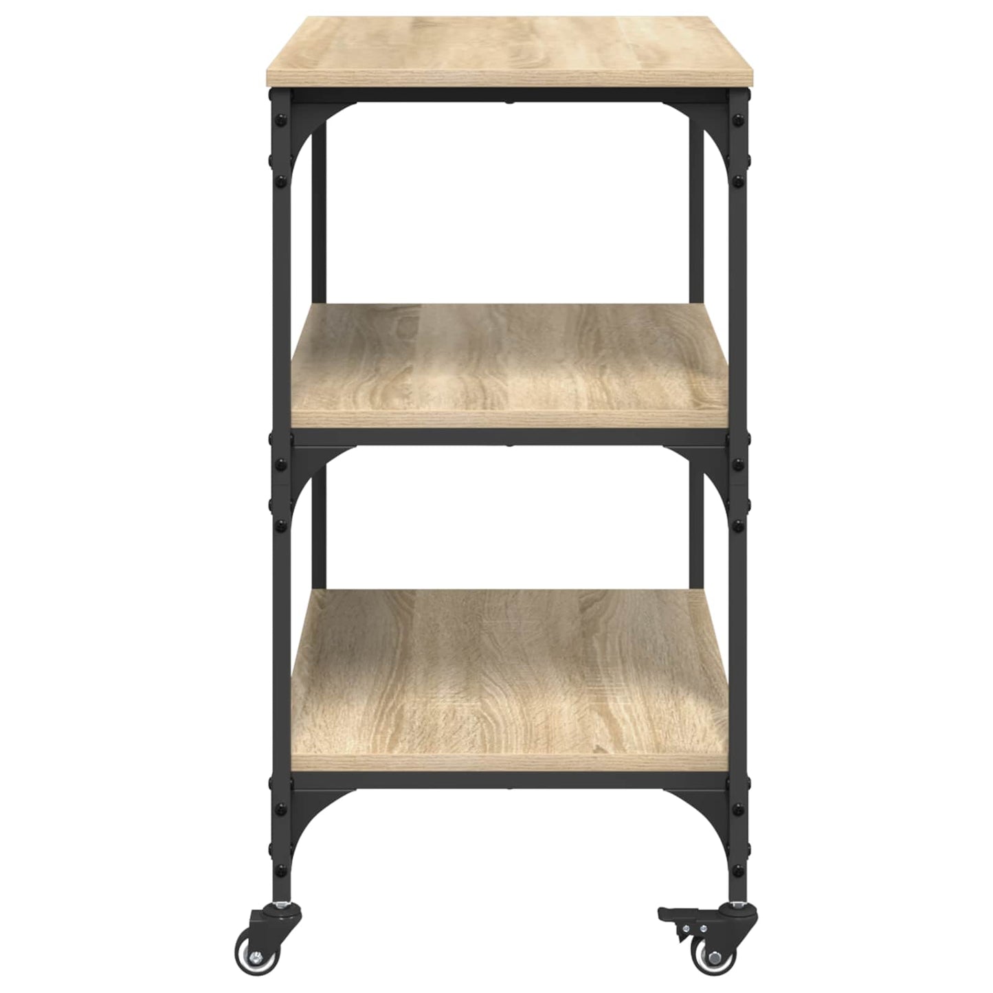 Keuken Trolley Sonoma Eiken 60 x 41 x 76 cm Bewerkt hout