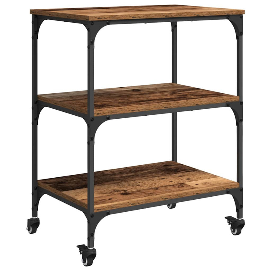 Keuken Trolley Oud Hout 60 x 41 x 76 cm Bewerkt hout