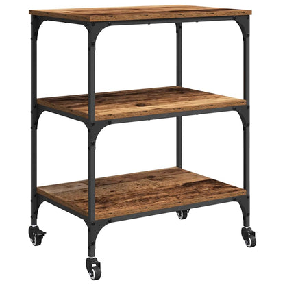 Keuken Trolley Oud Hout 60 x 41 x 76 cm Bewerkt hout