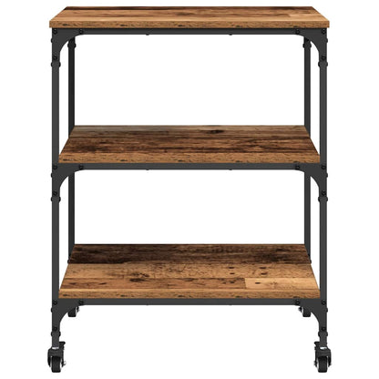 Keuken Trolley Oud Hout 60 x 41 x 76 cm Bewerkt hout