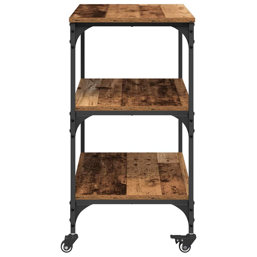 Keuken Trolley Oud Hout 60 x 41 x 76 cm Bewerkt hout