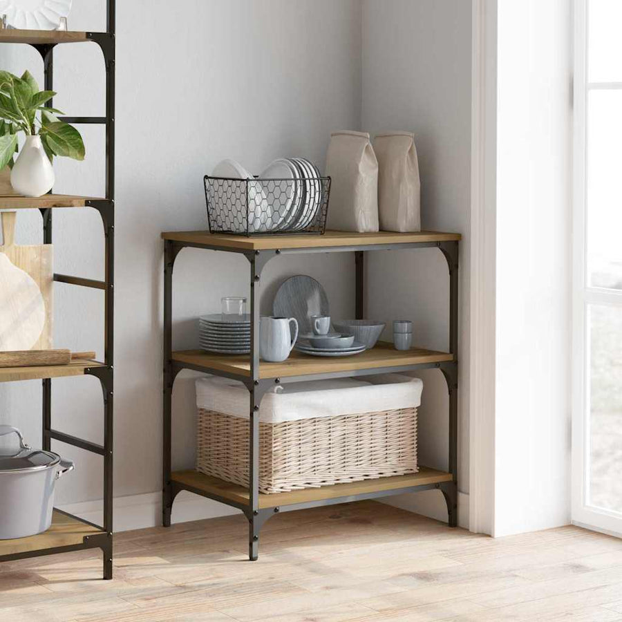 Keuken Trolley Artisan Eiken 60 x 41 x 76 cm Bewerkt hout