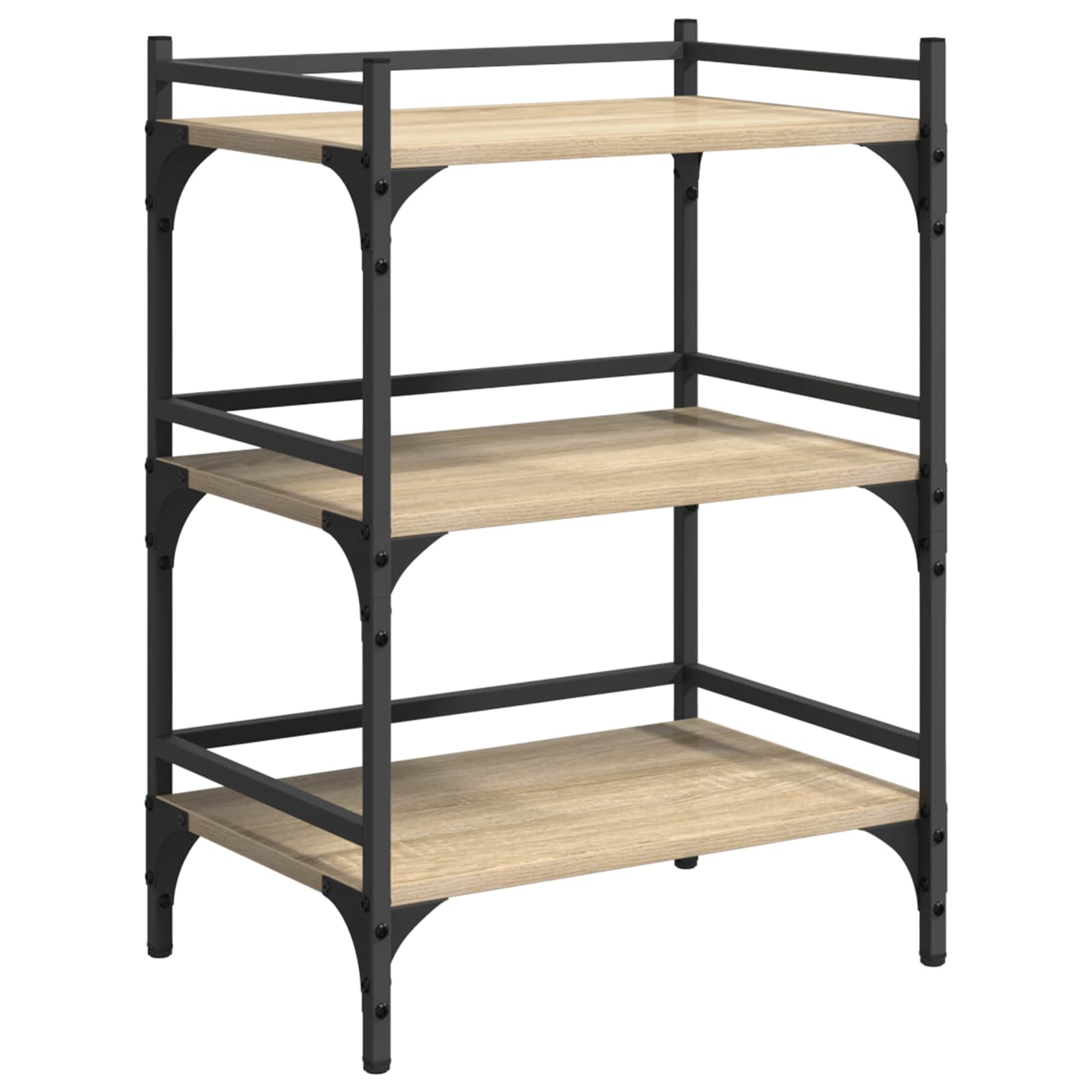 Keuken Trolley Sonoma Eiken 50 x 35 x 75,5 cm Bewerkt hout
