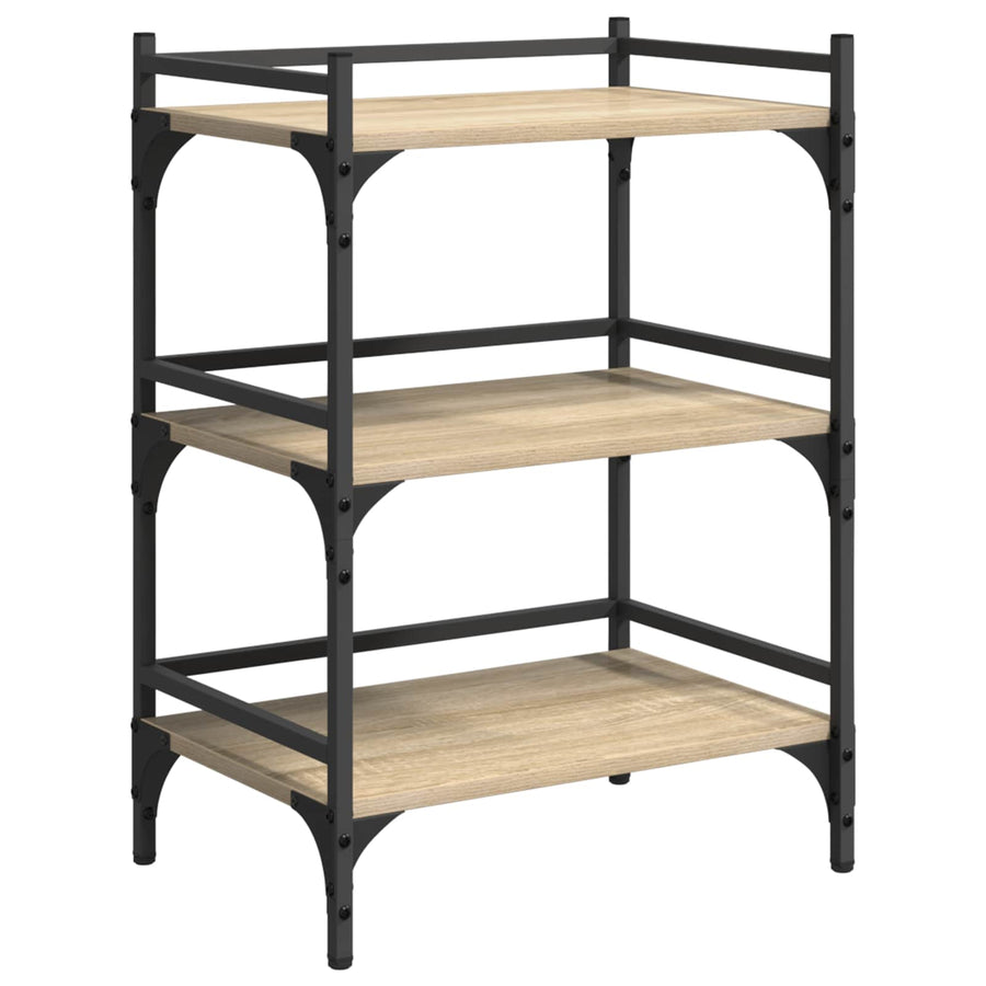 Keuken Trolley Sonoma Eiken 50 x 35 x 75,5 cm Bewerkt hout