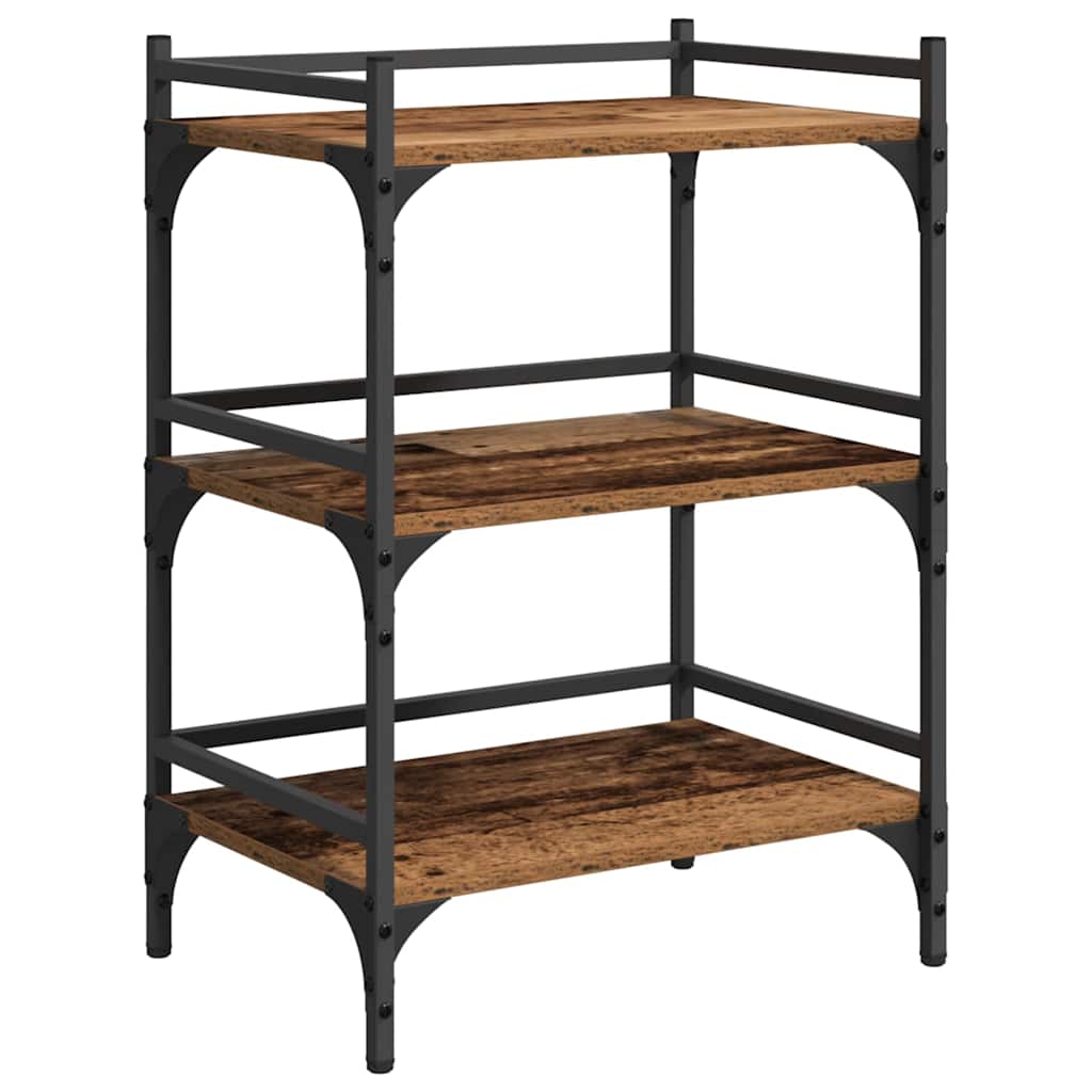 Keuken Trolley Oud Hout 50 x 35 x 75.5 cm Bewerkt hout