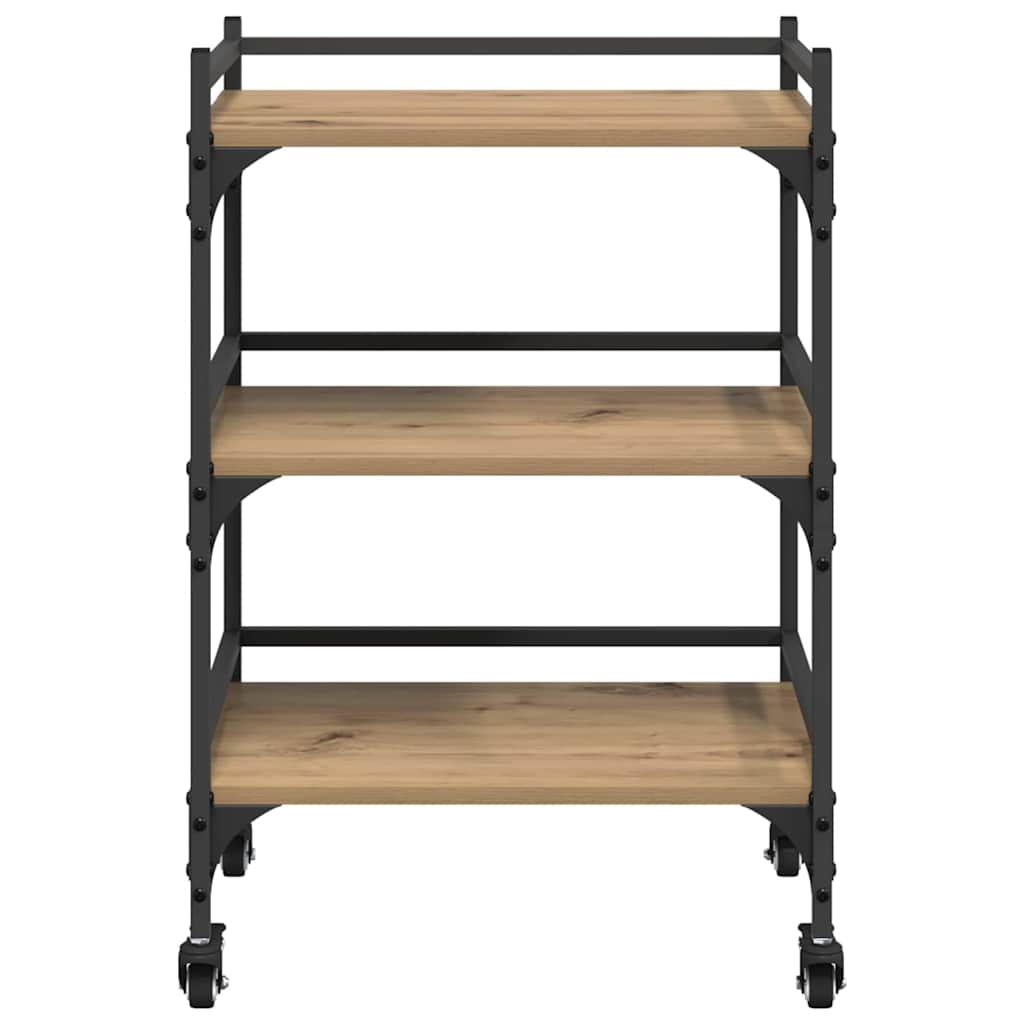 Keuken Trolley Artisan Eiken 50 x 35 x 75.5 cm Bewerkt hout