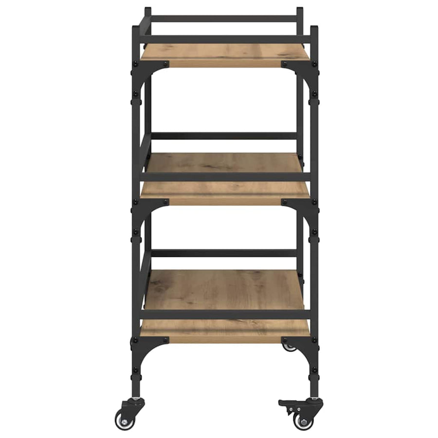Keuken Trolley Artisan Eiken 50 x 35 x 75.5 cm Bewerkt hout