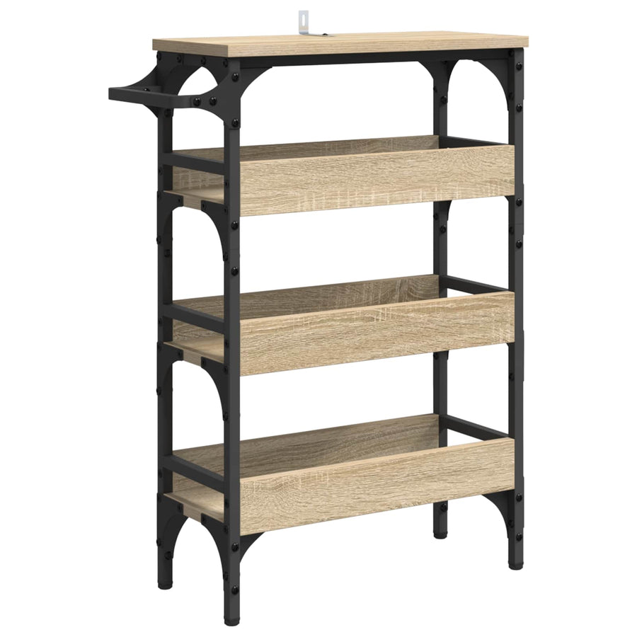 Keuken Trolley Sonoma Eiken 53 x 20 x 76 cm Bewerkt hout