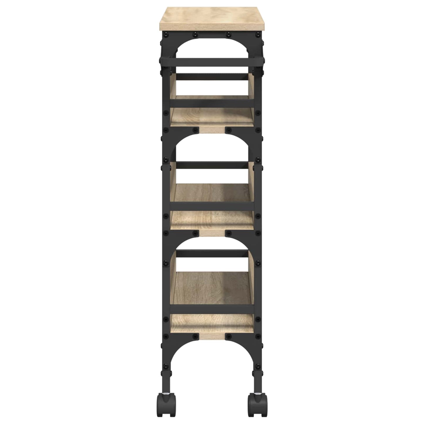 Keuken Trolley Sonoma Eiken 53 x 20 x 76 cm Bewerkt hout