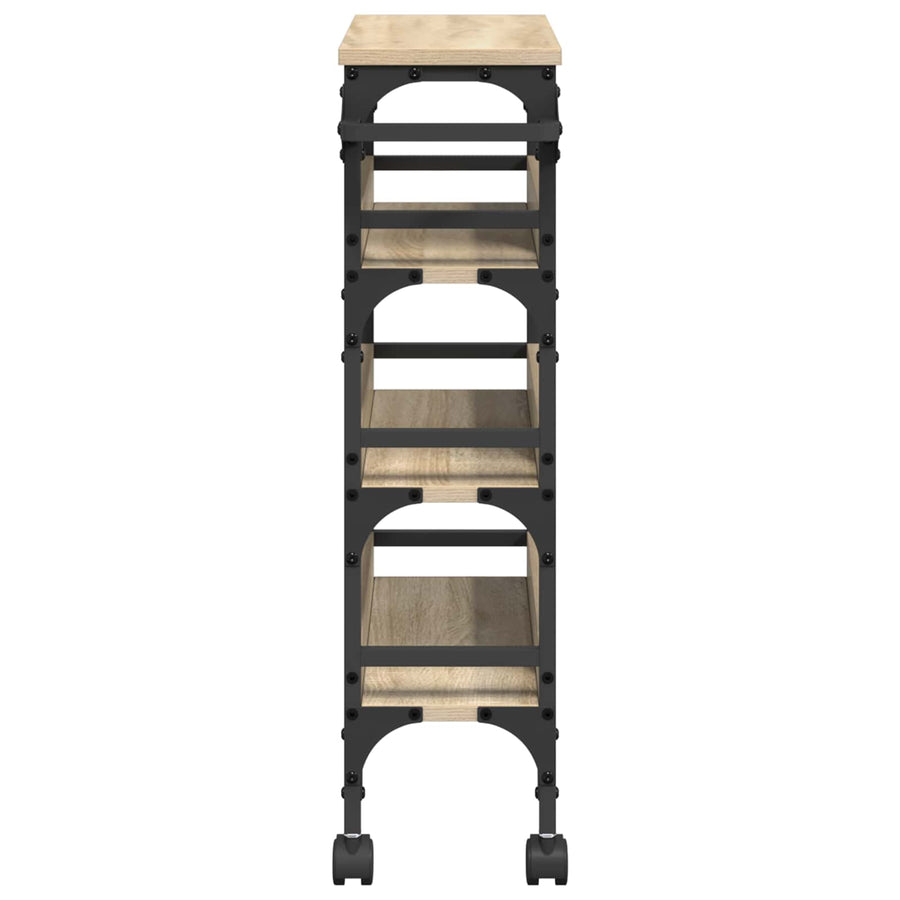 Keuken Trolley Sonoma Eiken 53 x 20 x 76 cm Bewerkt hout