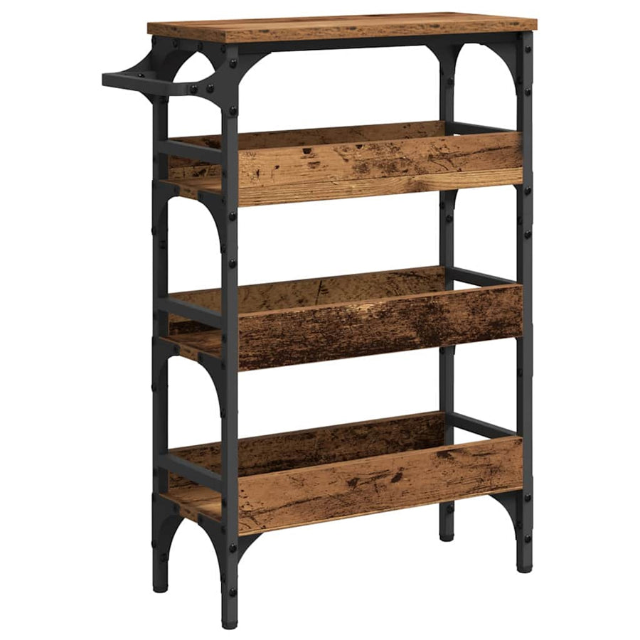 Keuken Trolley Oud Hout 53 x 20 x 76 cm Bewerkt hout