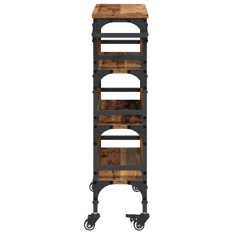 Keuken Trolley Oud Hout 53 x 20 x 76 cm Bewerkt hout