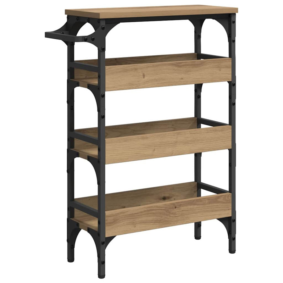 Keuken Trolley Artisan Eiken 53 x 20 x 76 cm Bewerkt hout