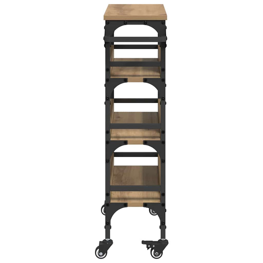 Keuken Trolley Artisan Eiken 53 x 20 x 76 cm Bewerkt hout