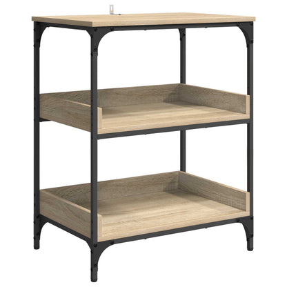 Keuken Trolley Sonoma Eiken 60 x 41 x 80,5 cm Bewerkt hout