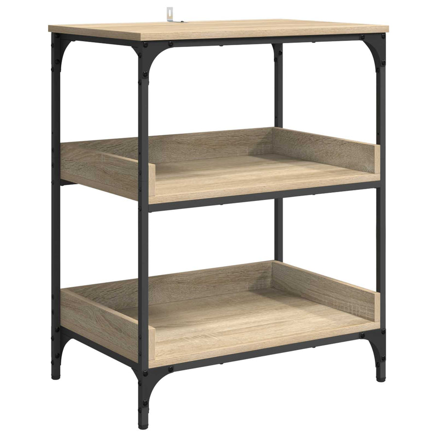 Keuken Trolley Sonoma Eiken 60 x 41 x 80,5 cm Bewerkt hout