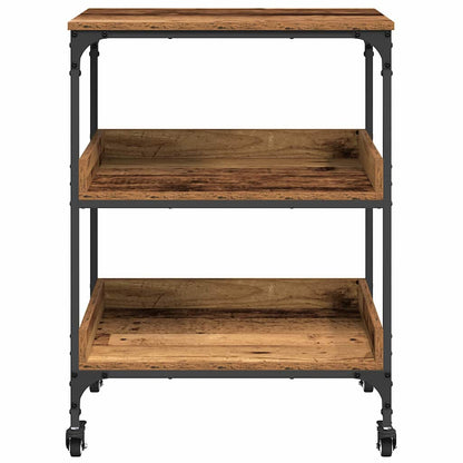 Keuken Trolley Oud Hout 60 x 41 x 80.5 cm Bewerkt hout
