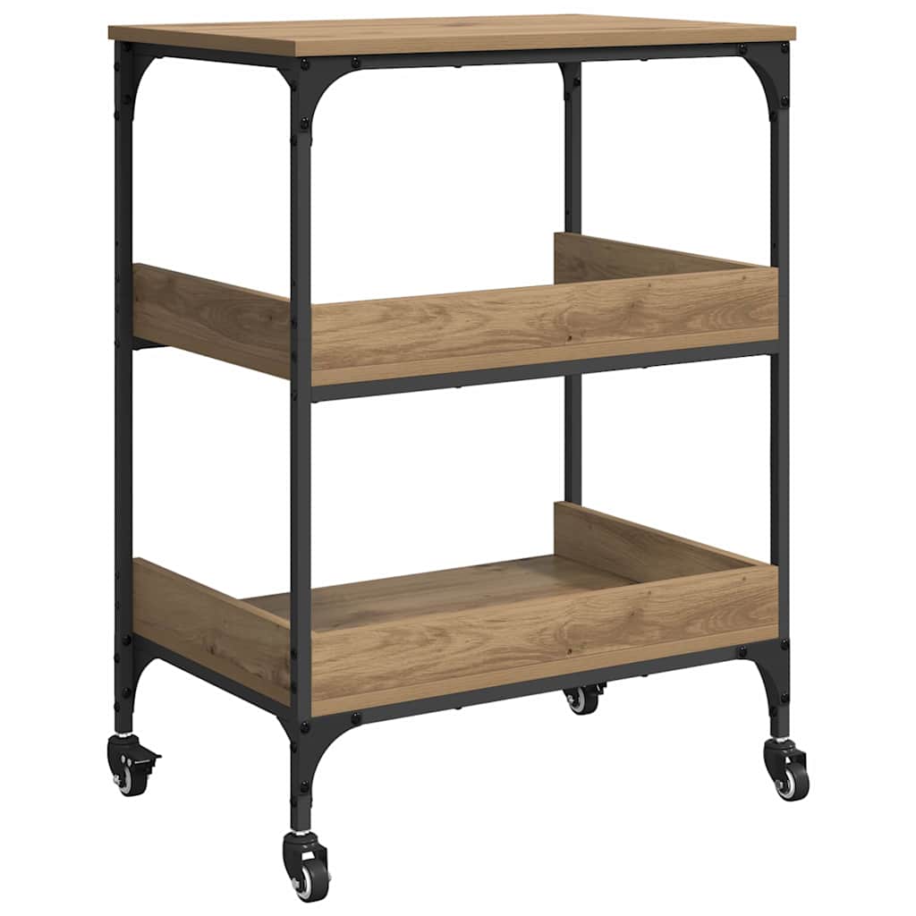 Keuken Trolley Artisan Eiken 60 x 41 x 80.5 cm Bewerkt hout