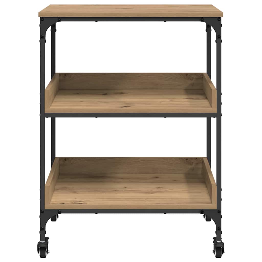 Keuken Trolley Artisan Eiken 60 x 41 x 80.5 cm Bewerkt hout