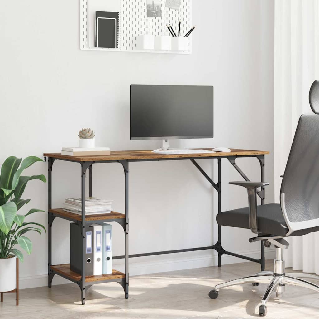 Bureau Oud Hout 120 x 50 x 75 cm Bewerkt hout