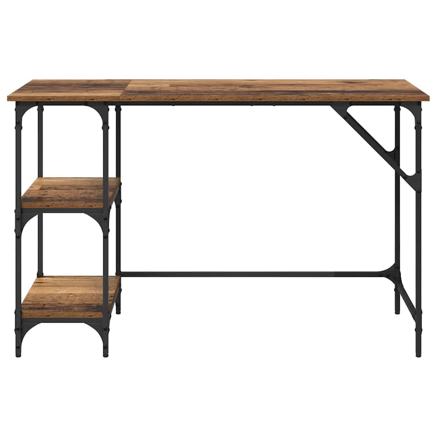 Bureau Oud Hout 120 x 50 x 75 cm Bewerkt hout