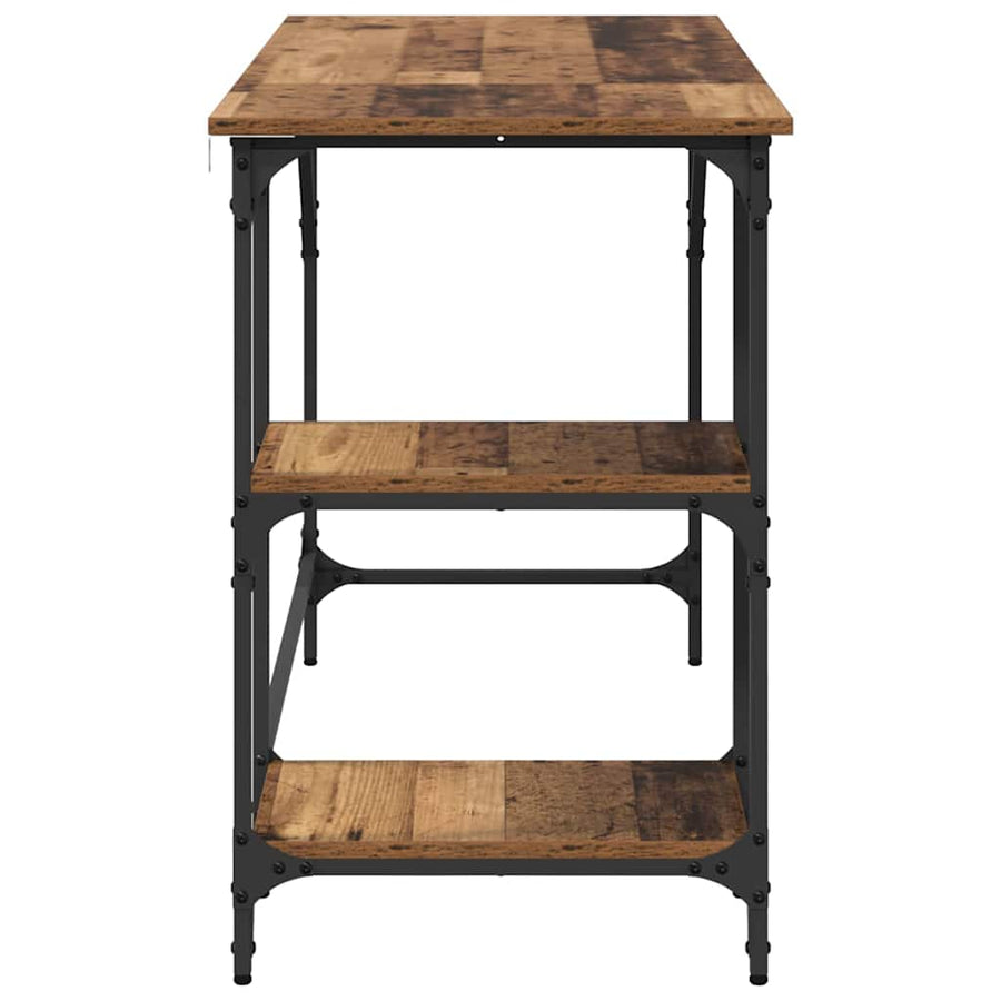 Bureau Oud Hout 120 x 50 x 75 cm Bewerkt hout