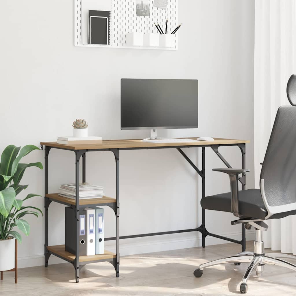Bureau Artisan Eiken 120 x 50 x 75 cm Bewerkt hout