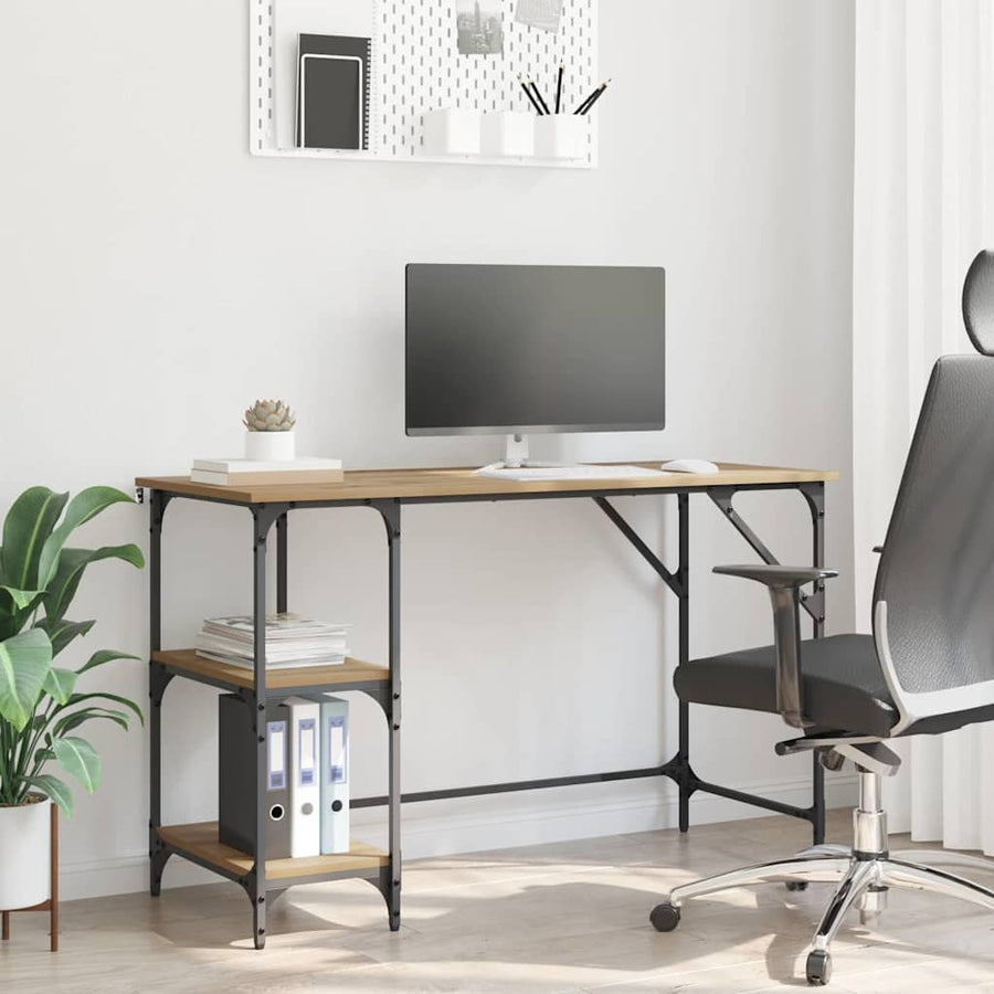 Bureau Artisan Eiken 120 x 50 x 75 cm Bewerkt hout