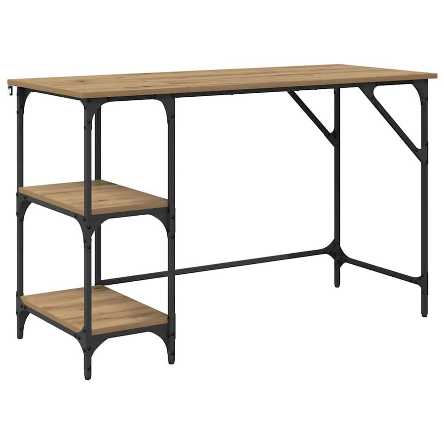 Bureau Artisan Eiken 120 x 50 x 75 cm Bewerkt hout