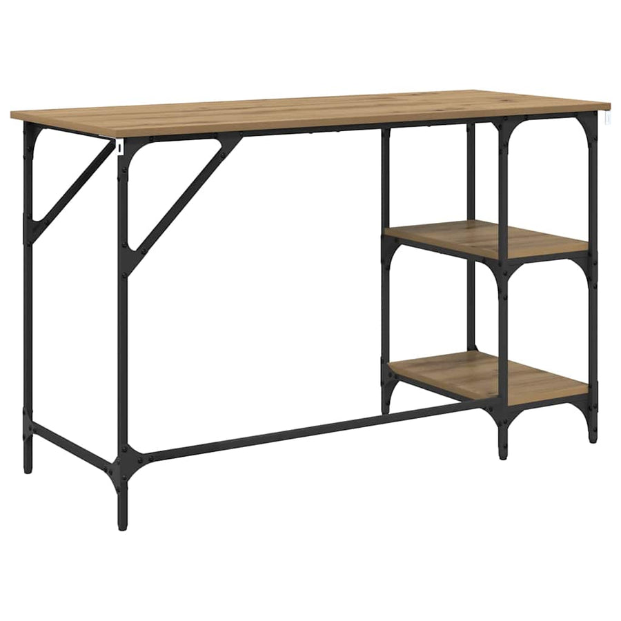 Bureau Artisan Eiken 120 x 50 x 75 cm Bewerkt hout