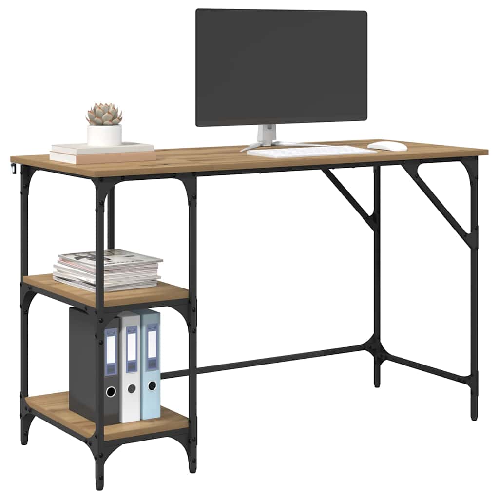 Bureau Artisan Eiken 120 x 50 x 75 cm Bewerkt hout