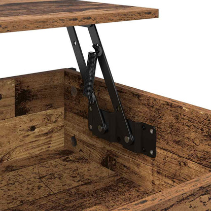 Salontafel Oud hout 100 x 55 x 50 cm Bewerkt hout