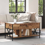 Salontafel 100x55x48.5 cm bewerkt hout
