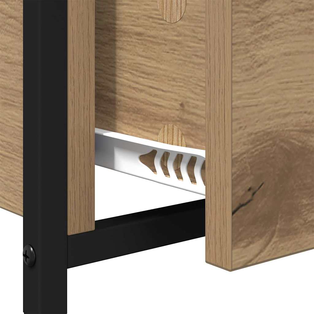 Salontafel Artisan Eiken 70 x 50 x 54,5 cm Bewerkt hout