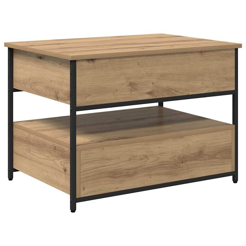 Salontafel Artisan Eiken 70 x 50 x 54,5 cm Bewerkt hout