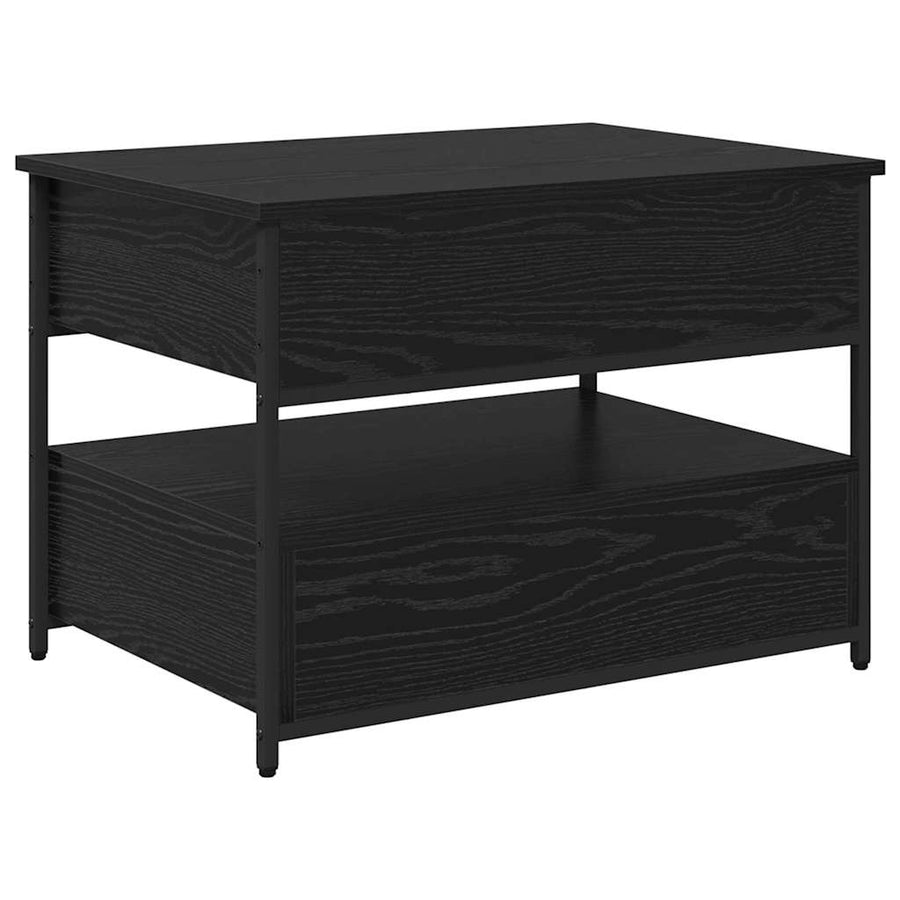 Koffietafel met lade Zwart eiken 70x50x50cm Geengineerd hout