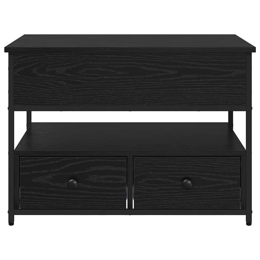 Koffietafel met lade Zwart eiken 70x50x50cm Geengineerd hout