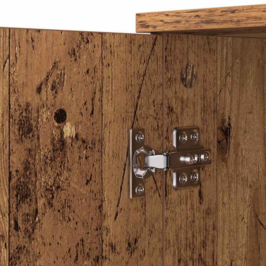 Dressoir met lade Oud Hout 59 x 39 x 80 cm Bewerkt hout