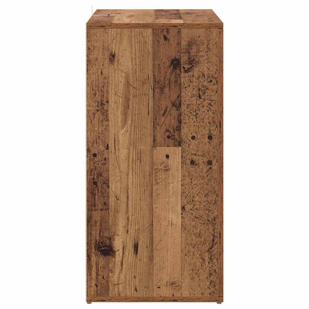 Dressoir met lade Oud Hout 59 x 39 x 80 cm Bewerkt hout