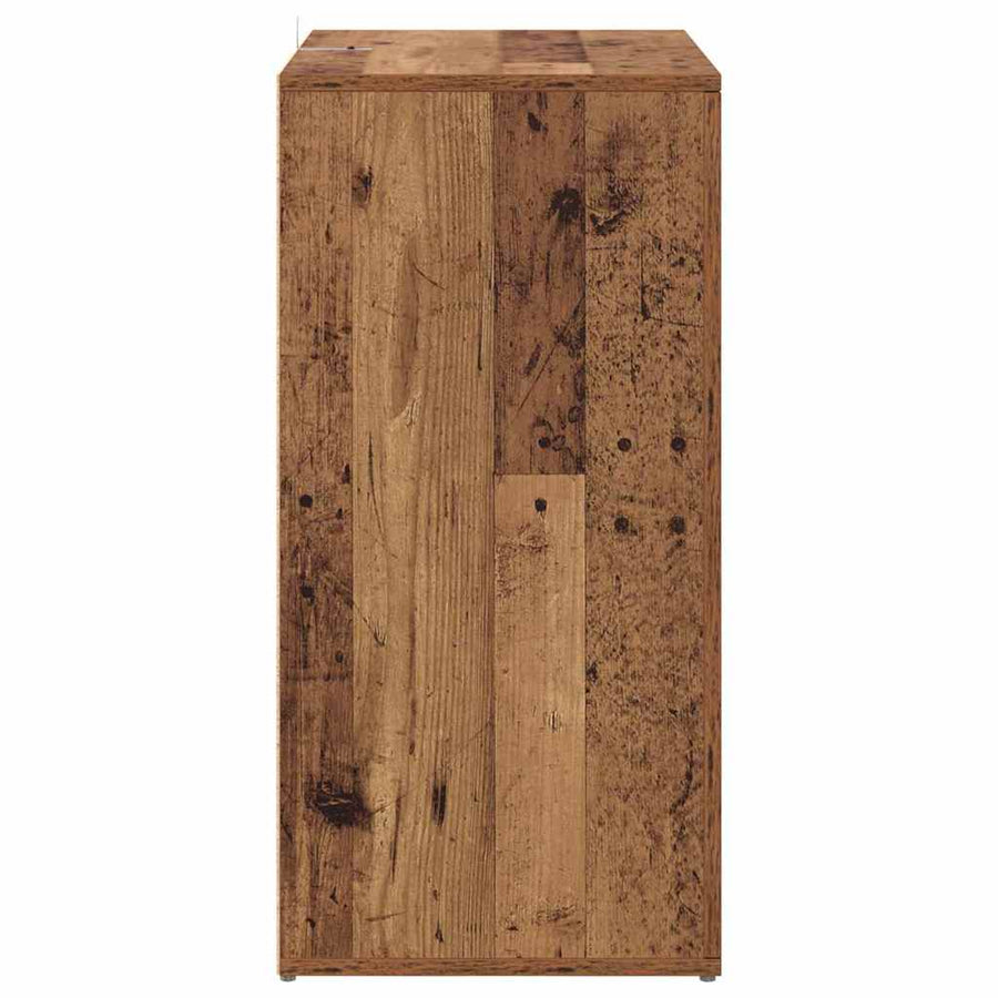 Dressoir met lade Oud Hout 59 x 39 x 80 cm Bewerkt hout
