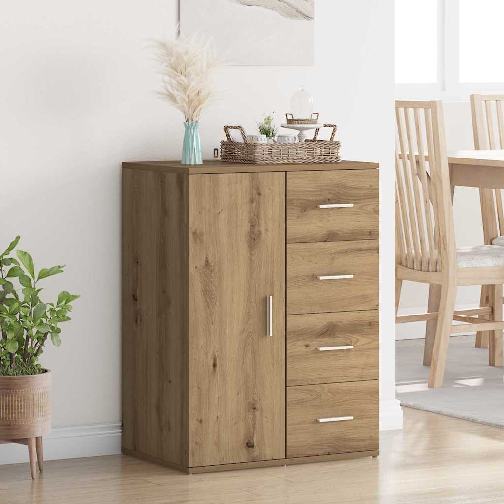 Dressoir met lade Artisan Eiken 59 x 39 x 80 cm Bewerkt hout
