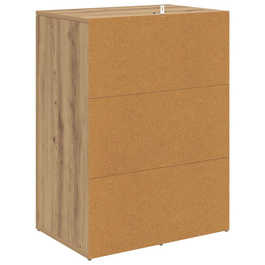 Dressoir met lade Artisan Eiken 59 x 39 x 80 cm Bewerkt hout