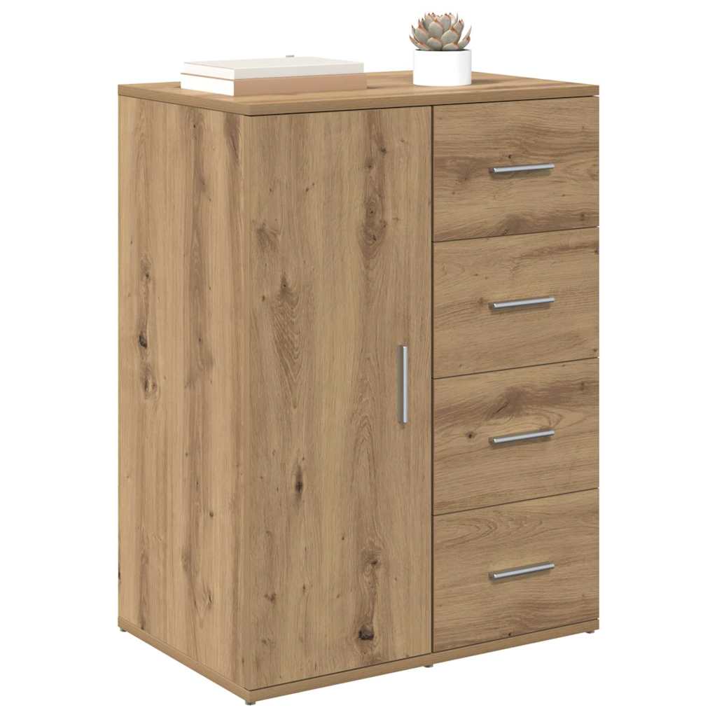 Dressoir met lade Artisan Eiken 59 x 39 x 80 cm Bewerkt hout