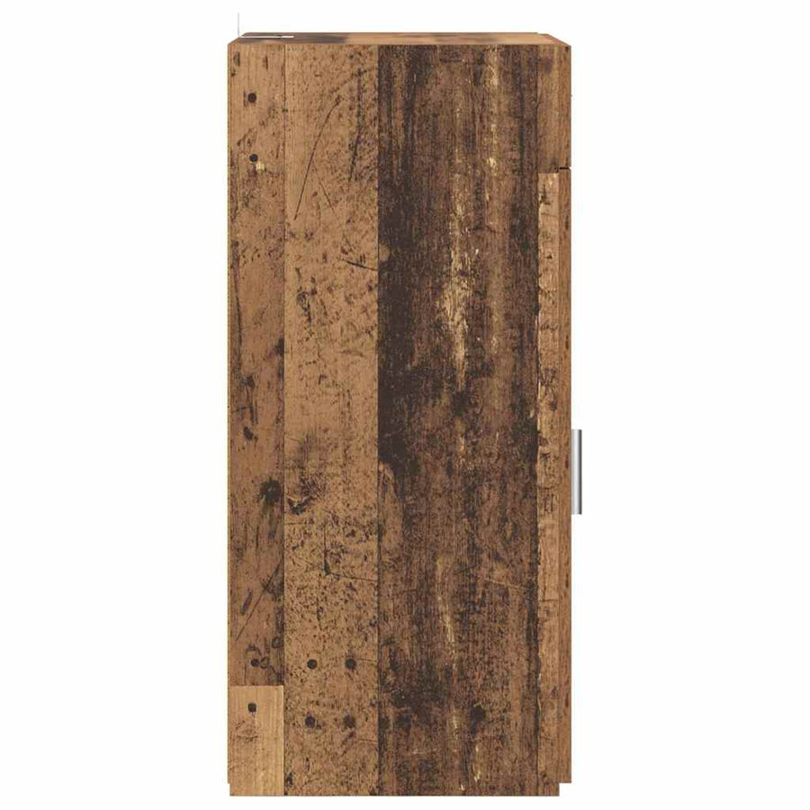 Dressoir met lade Oud hout 45 x 42,5 x 93 cm Bewerkt hout