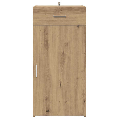 Dressoir artisanaal eikenkleurig 45 x 42,5 x 93 cm Bewerkt hout