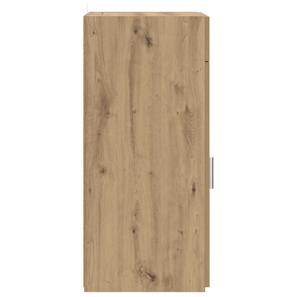 Dressoir artisanaal eikenkleurig 45 x 42,5 x 93 cm Bewerkt hout