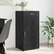 Dressoir zwart eiken 45x42,5x93 cm