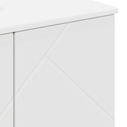 Badkamer Kast met plank Wit 61 x 35 x 64 cm Bewerkt hout